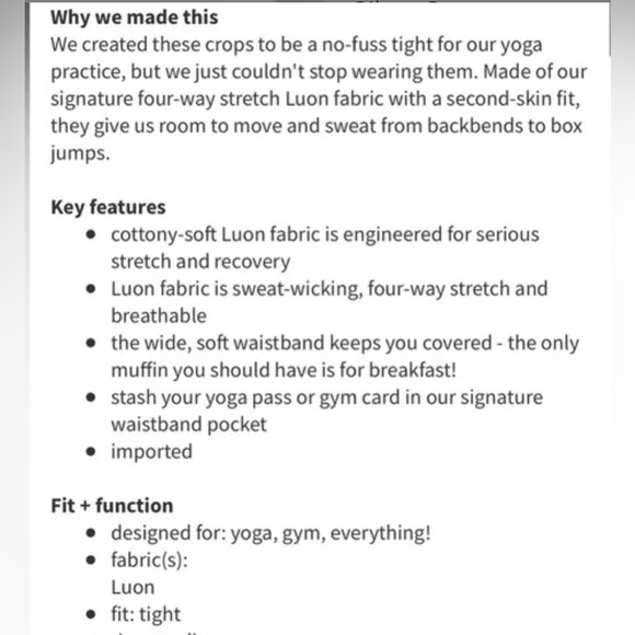 Lululemon cropped leggings - Picture 13 of 13